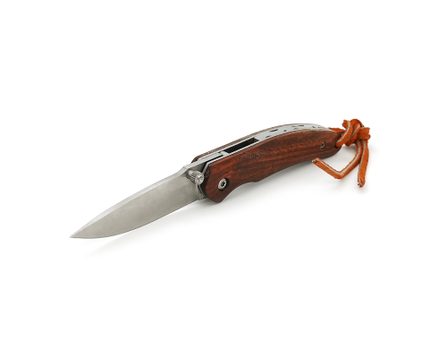 Ніж складний Browning-D2, ручка дерево, довжина 148 мм, 100 гр, Brown