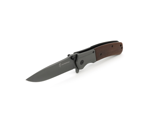 Ніж складний Browning-DA98, ручка сталь + дерево, довжина 223 мм, 238 гр, Box Ніж складний Browning-DA98, ручка сталь + дерево, довжина 223 мм, 238 гр, Box