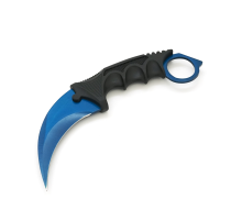 Ніж складний Defense Blue, ручка пластик + карбон, довжина 188 мм, 165 гр, Box