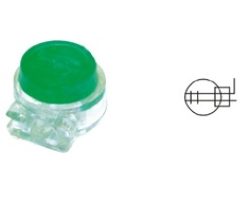 Скотч-лок ізольований з гелем тип К5 (100шт) Q100, Green