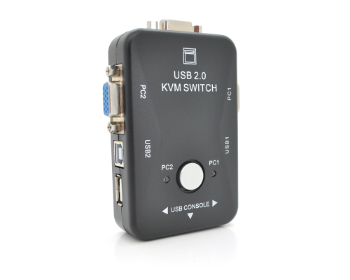 2-портовий KVM свіч, перемикач USB