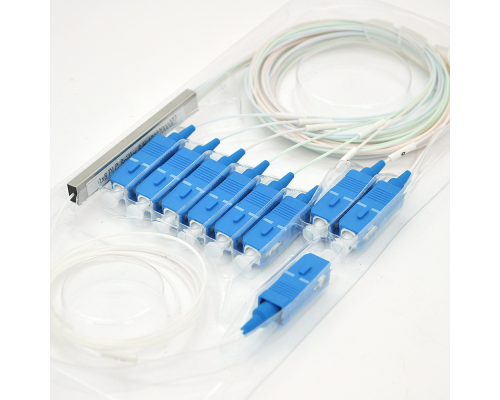 Дільник Coupler PLC-1x8-split-0-SC/UPC mini 0.9mm Дільник Coupler PLC-1x8-split-0-SC/UPC mini 0.9mm