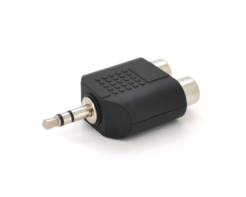 Спліттер Jack 3.5 (тато)/2*RCA (мама), Техпакет, Q100 Спліттер Jack 3.5 (тато)/2*RCA (мама), Техпакет, Q100
