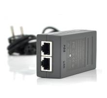 POE інжектор 12V 1A (12Вт) з портами Ethernet 10/100 Мбіт / с + кабель живлення