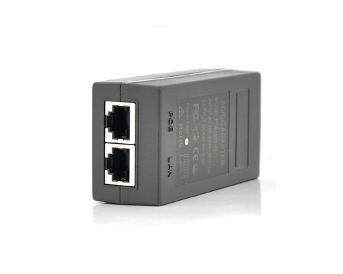 POE інжектор 48V 0.5A (24Вт) з портами Ethernet 10/100Мбіт/с, без кабелю живлення
