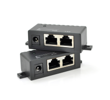 POE інжектор IEEE 802.3af PoE з портом Ethernet 10/100/1000 Мбіт / с