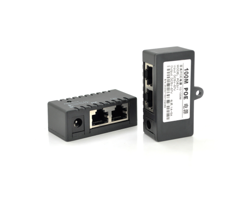 POE інжектор IEEE 802.3af PoE з портом Ethernet 10/100 Мбіт/с