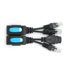 Splitter/Combiner RJ-45 POE Розгалужувач сигналу 2 пристрою по одному кабелю з підтримкою POE (Пара)