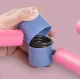Багатофункціональний затискач для ніг для фітнесу з потовщеною пружиною з піноматеріалу PINK