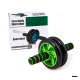 Гімнастичне спортивне фітнес-колесо Double wheel Abs health abdomen round ⁇ Тренажер-ролик для м'язів