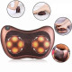 Роликова масажна подушка для спини та шиї Massage pillow | масажна подушка | масажер із підігрівом