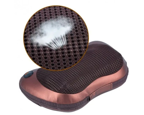 Роликова масажна подушка для спини та шиї Massage pillow | масажна подушка | масажер із підігрівом Роликова масажна подушка для спини та шиї Massage pillow | масажна подушка | масажер із підігрівом