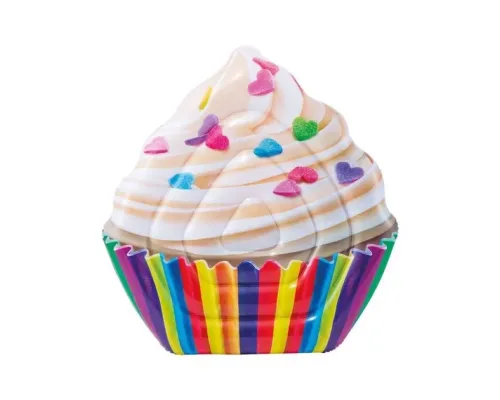 Надувний пліт Intex 58770 Кекс (142x135 см) Cupcake Mat Надувний пліт Intex 58770 Кекс (142x135 см) Cupcake Mat