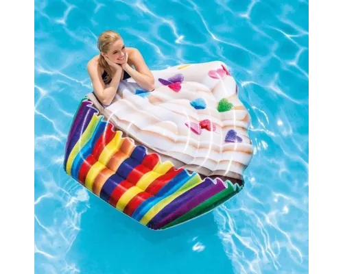Надувний пліт Intex 58770 Кекс (142x135 см) Cupcake Mat Надувний пліт Intex 58770 Кекс (142x135 см) Cupcake Mat