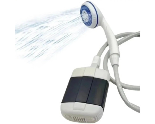 Душ портативний, кемпінговий із помпою на акумуляторі USB Travel shower 2200 мАг