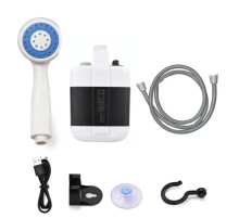 Душ портативний, кемпінговий із помпою на акумуляторі USB Travel shower 2200 мАг