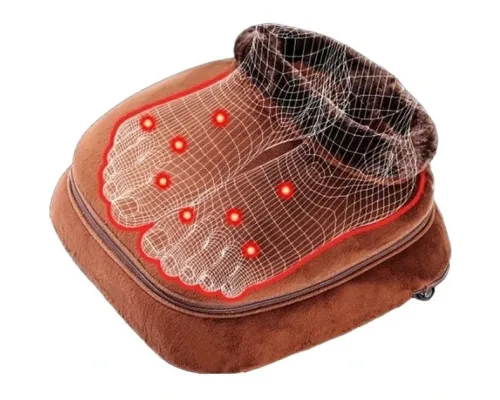 Вібро масажер із підігрівом для ніг 2 в 1 Warm Massager