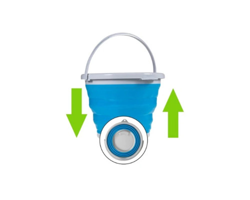 Ведро 10 литров туристическое складное SmartUS Collapsible Bucket Ведро 10 литров туристическое складное SmartUS Collapsible Bucket