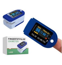 Пульсоксиметр Fingertip LK88 Pulse Oximeter Біло-синій