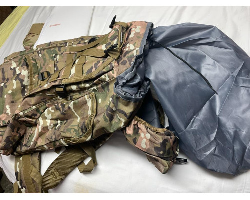 Тактичний армійський рюкзак на 80 л, 70x33x15 см КАМУФЛЯЖ УРБАН Тактичний армійський рюкзак на 80 л, 70x33x15 см КАМУФЛЯЖ УРБАН