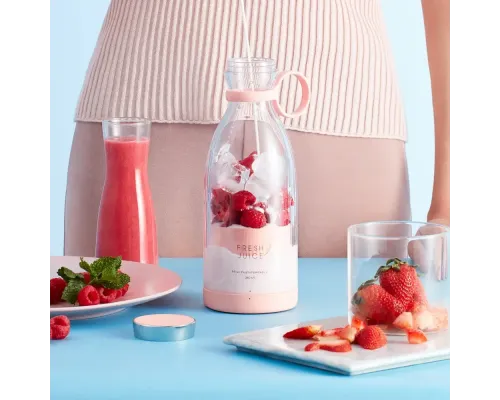 Портативний блендер FRESH JUICE мініблендер для смузі зручний переносний блендер пляшка Портативний блендер FRESH JUICE мініблендер для смузі зручний переносний блендер пляшка
