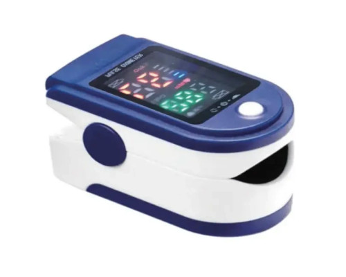 Пульсоксиметр Fingertip LK88 Pulse Oximeter Біло-синій