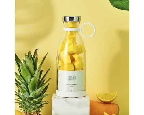 Портативний блендер FRESH JUICE мініблендер для смузі зручний переносний блендер пляшка Портативний блендер FRESH JUICE мініблендер для смузі зручний переносний блендер пляшка