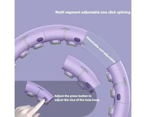 Масажний обруч для схуднення хулахуп Hula Hoop може записувати кількість вправ регульований розмір Масажний обруч для схуднення хулахуп Hula Hoop може записувати кількість вправ регульований розмір