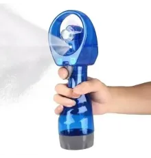 Вентилятор ручной Water Spray Fan с увлажнителем | Портативный ручной мини-вентилятор BLUE