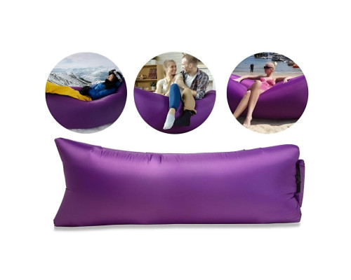 Ламзак надувний матрац для відпочинку AIR CUSHION 180х70 Фіолетовий Ламзак надувний матрац для відпочинку AIR CUSHION 180х70 Фіолетовий