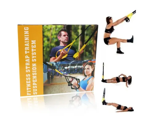 Тренувальні петлі фітнес-тренажер Fitness Strap Training 142162 Тренувальні петлі фітнес-тренажер Fitness Strap Training 142162