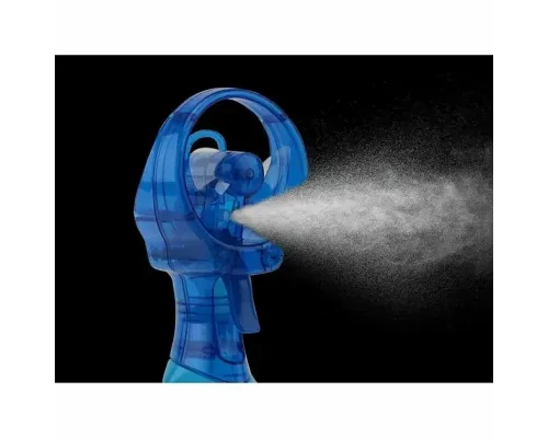 Вентилятор ручной Water Spray Fan с увлажнителем | Портативный ручной мини-вентилятор BLUE