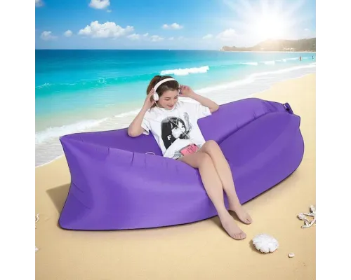 Ламзак надувний матрац для відпочинку AIR CUSHION 180х70 Фіолетовий Ламзак надувний матрац для відпочинку AIR CUSHION 180х70 Фіолетовий