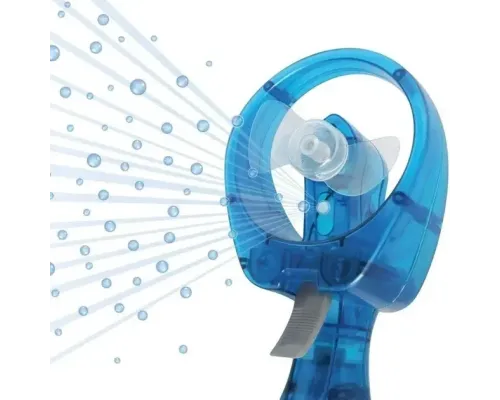 Вентилятор ручной Water Spray Fan с увлажнителем | Портативный ручной мини-вентилятор BLUE