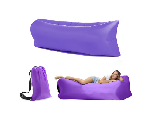 Ламзак надувний матрац для відпочинку AIR CUSHION 180х70 Фіолетовий Ламзак надувний матрац для відпочинку AIR CUSHION 180х70 Фіолетовий