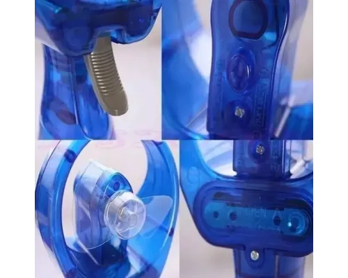 Вентилятор ручной Water Spray Fan с увлажнителем | Портативный ручной мини-вентилятор BLUE