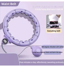 Масажний обруч для схуднення хулахуп Hula Hoop може записувати кількість вправ регульований розмір