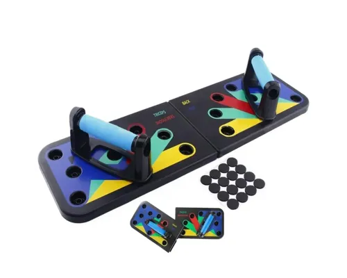 Дошка для віджимань 14 в 1 Foldable push up board, упори для віджимань, складана дошка для віджимань Дошка для віджимань 14 в 1 Foldable push up board, упори для віджимань, складана дошка для віджимань