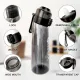 Бутылка ароматическая спортивная для воды Air Up Bottle 650 мл + 2 капсулы Черный