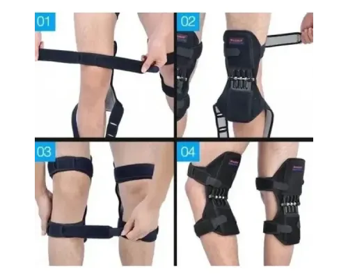 Колінні стабілізатори підкочені біонічні Powerknee Nasus Sports Lite для підтримки колінного суглоба Колінні стабілізатори підкочені біонічні Powerknee Nasus Sports Lite для підтримки колінного суглоба