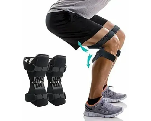 Колінні стабілізатори підкочені біонічні Powerknee Nasus Sports Lite для підтримки колінного суглоба Колінні стабілізатори підкочені біонічні Powerknee Nasus Sports Lite для підтримки колінного суглоба