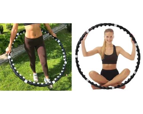 Обручний масажний обруч Хула Хуп з магнітами Massaging exerciser Обручний масажний обруч Хула Хуп з магнітами Massaging exerciser