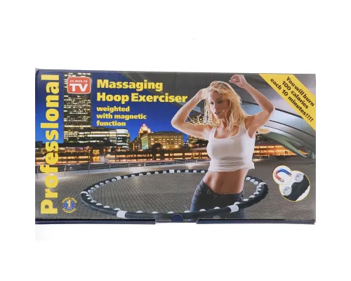 Обручний масажний обруч Хула Хуп з магнітами Massaging exerciser Обручний масажний обруч Хула Хуп з магнітами Massaging exerciser