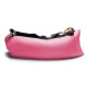 Надувной матрас (180х70 см) AIR SOFA CLOUD, Розовый / Шезлонг надувной / Ламзак