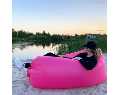 Надувной матрас (180х70 см) AIR SOFA CLOUD, Розовый / Шезлонг надувной / Ламзак Надувной матрас (180х70 см) AIR SOFA CLOUD, Розовый / Шезлонг надувной / Ламзак