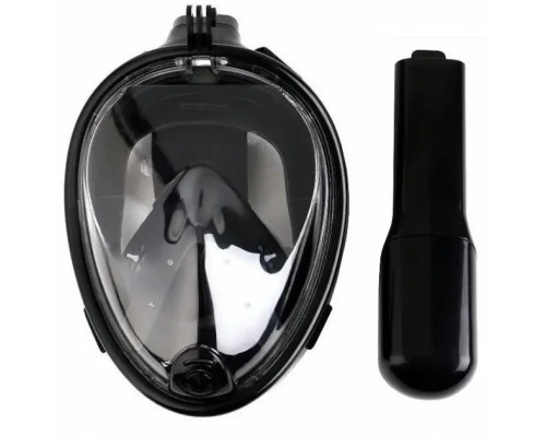 Маска для подводного плавания дайвинга Tribord Easybreath Black Водолазная маска креплением для камеры Маска для подводного плавания дайвинга Tribord Easybreath Black Водолазная маска креплением для камеры