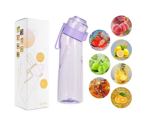 Спортивная бутылка Air Up Bottle/up air 2 вкуса/картриджей в комплекте 650 мл Фиолетовый