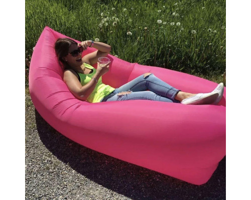 Надувной матрас (180х70 см) AIR SOFA CLOUD, Розовый / Шезлонг надувной / Ламзак Надувной матрас (180х70 см) AIR SOFA CLOUD, Розовый / Шезлонг надувной / Ламзак