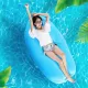 Надувной лежак для отдыха, шезлонг Ламзак, Голубой 180 х 70 см