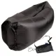 Ламзак Пляжний диван-мішок Чорний Надувний матрац (160х70 см) AIR SOFA CLOUD